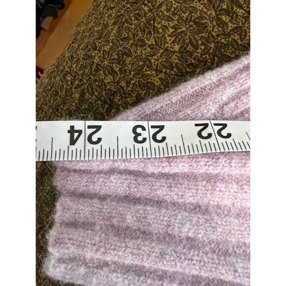 J.CREW turtle neck super soft sweater lavender wool, nylon, alpaca blend casual - Picture 10 of 10